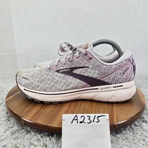 Brooks Women 8.5B Ghost 14 Iris Black Plum Limited Edition Gym Road Running Shoe